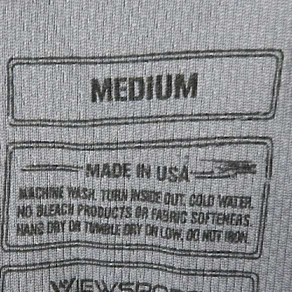 US ARMY GREY PERFORMANCE SHORT SLEEVE ROUND NECK  T SHIRT MENS SIZE MEDIUM - Picture 4 of 6
